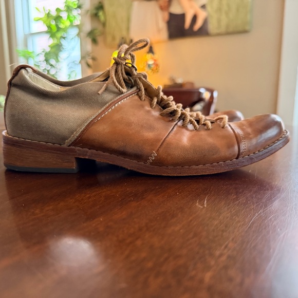 Vintage Timberland Boot Company Brown Lace Up Shoes 👞 Size 7 - Picture 4 of 10